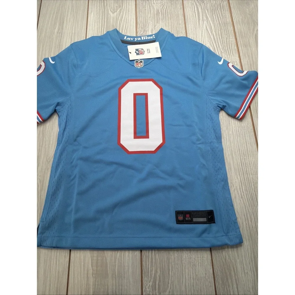 New Nike Youth Tennessee Titans Calvin Ridley Football Jersey Size Kids Large